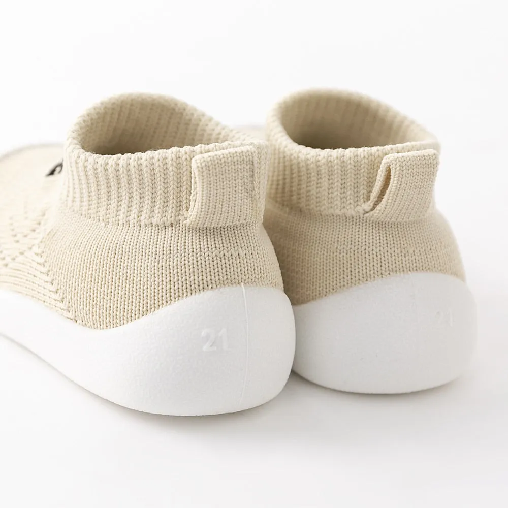 Baby "B" Sock Shoes - Khaki