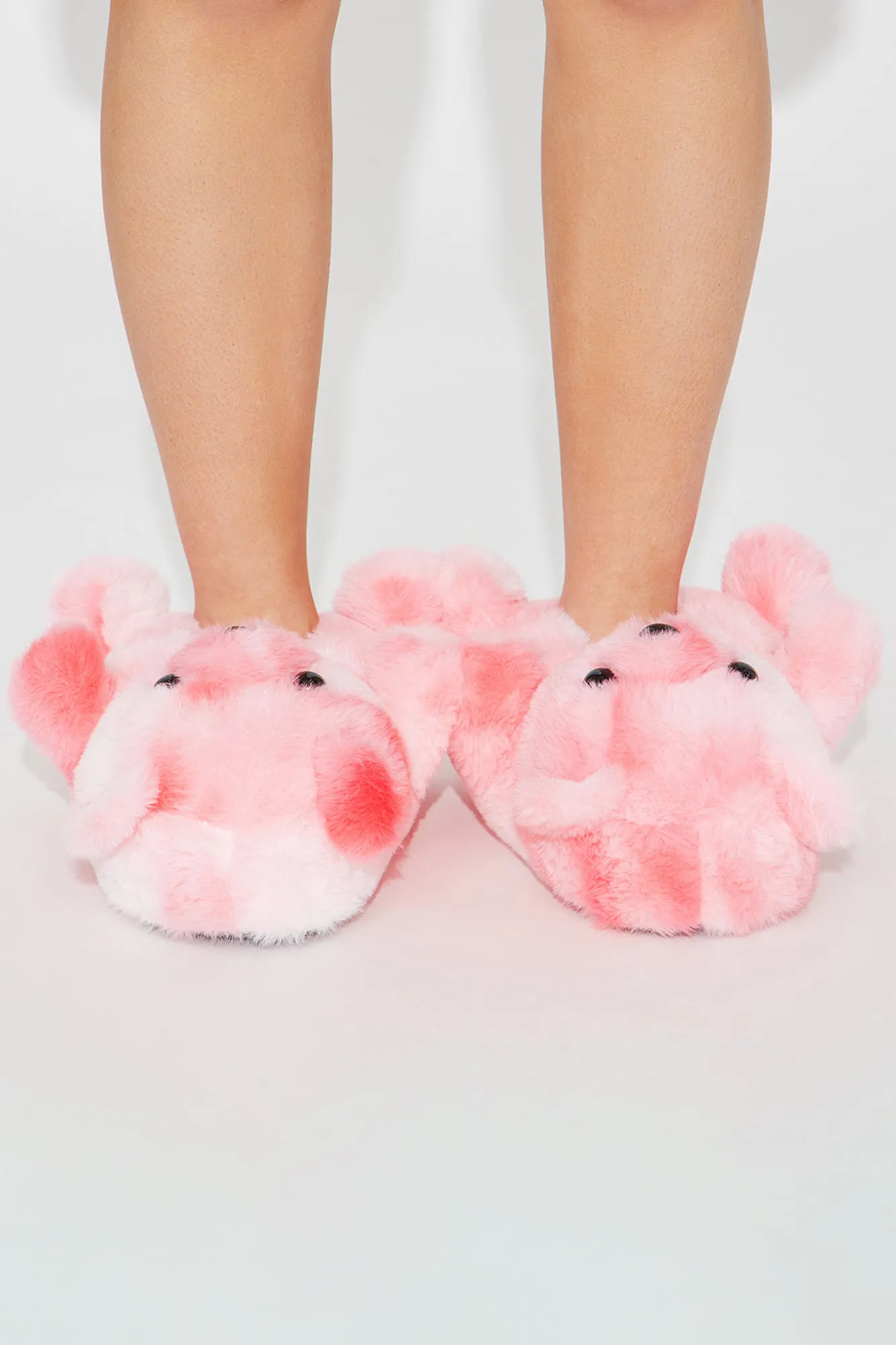 Beary Cozy Slippers - Pink/combo