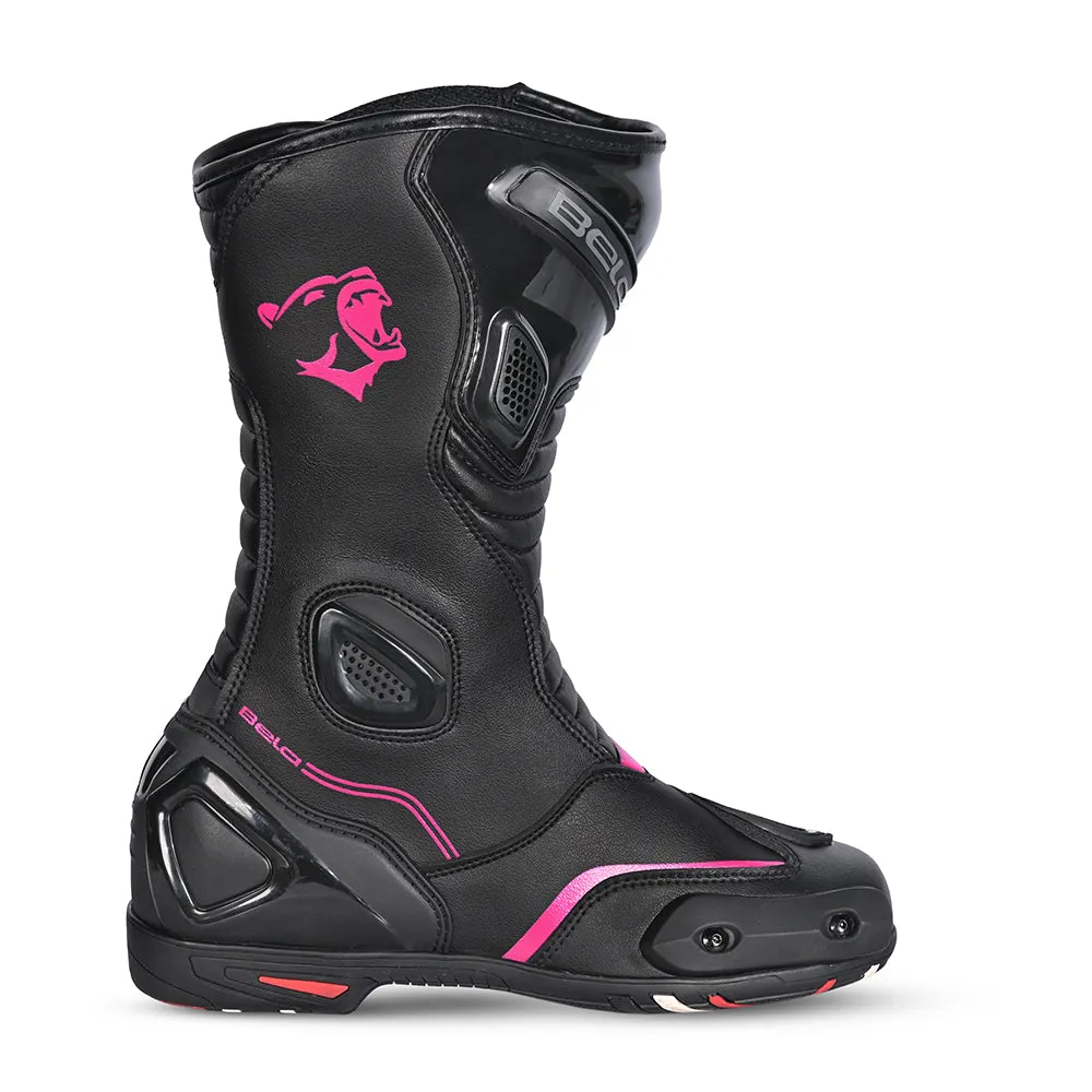 BELA Strip Lady Boots - Racing Boots - Black Pink