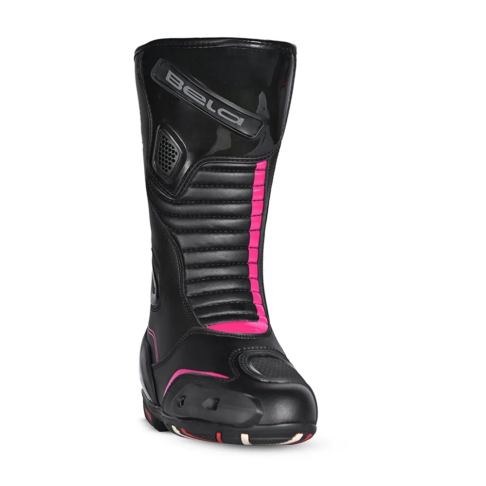 BELA Strip Lady Boots - Racing Boots - Black Pink