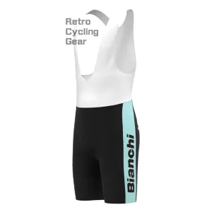 Bianchi Grey Green Retro Cycling Shorts