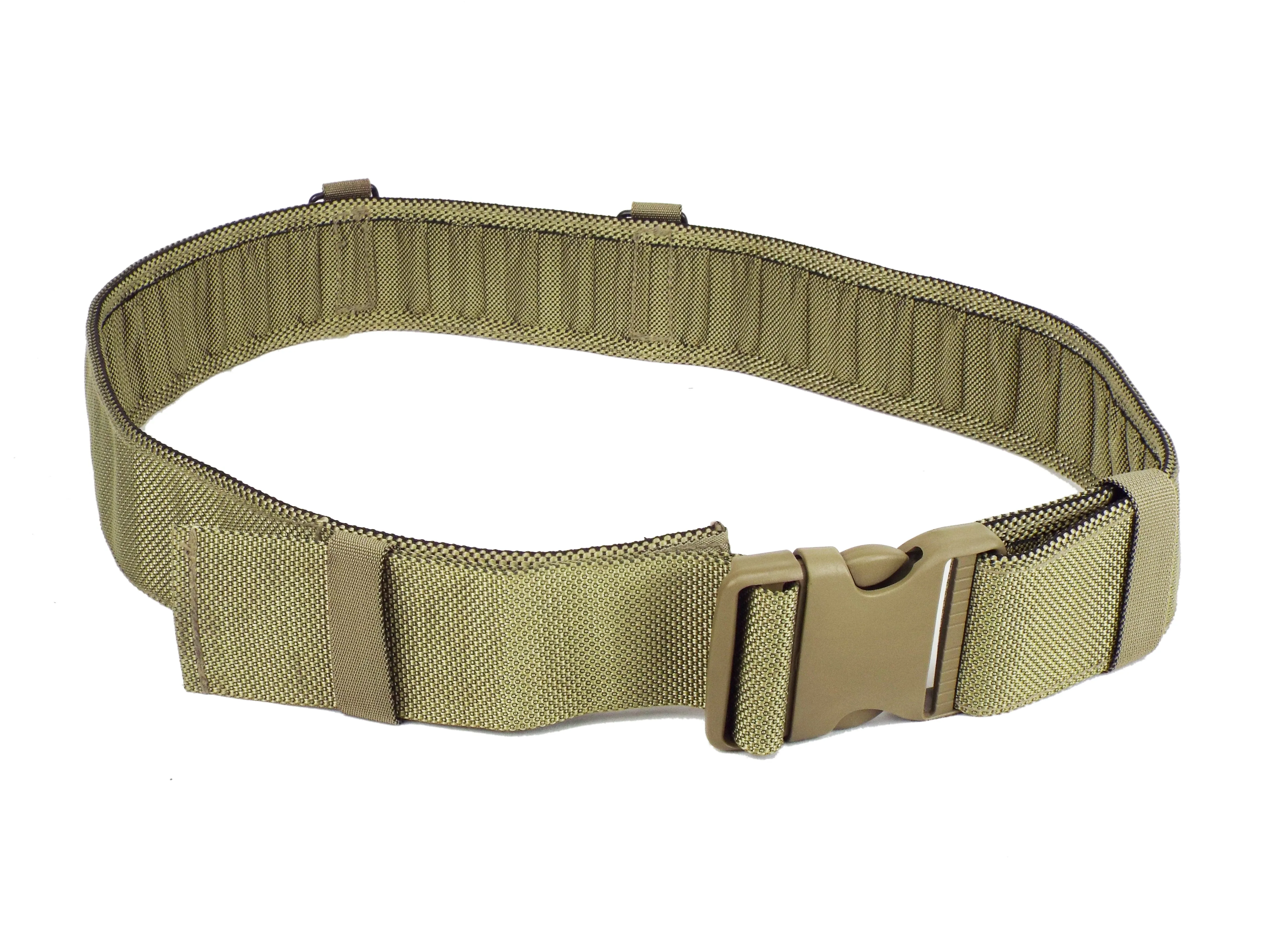 British Military - Light Olive Green Webbing Belt - 65mm - Plastic Snap-Lock Buckle - Grade 1