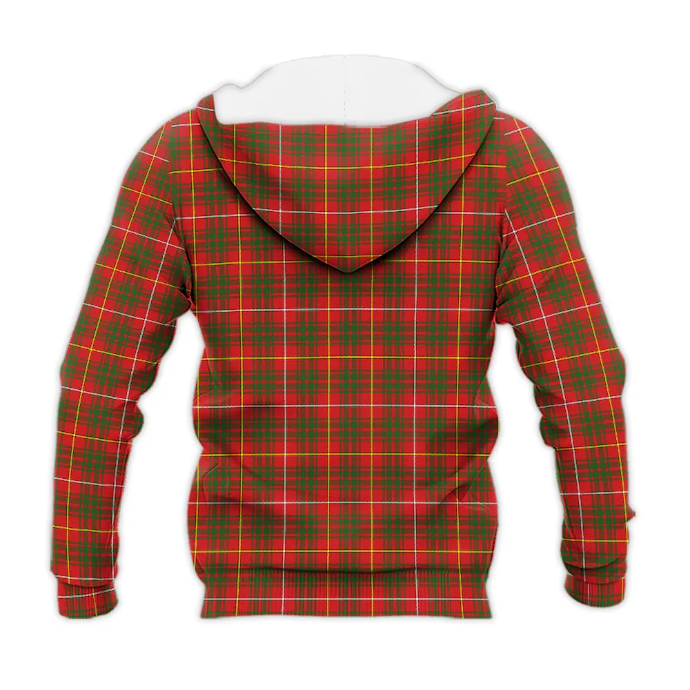 Bruce Modern Tartan Knitted Hoodie