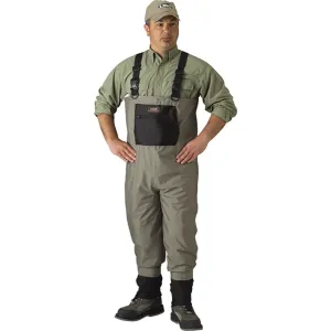 Caddis Mens Stout - Tan/Black Breathable Stockingfoot Waders