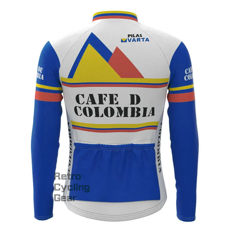 Cafe D Colombia Retro Long Sleeve Cycling Kit