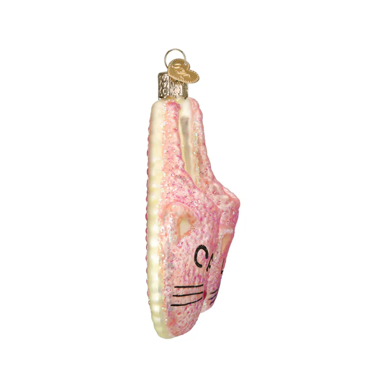 Cat Lady Slippers Ornament