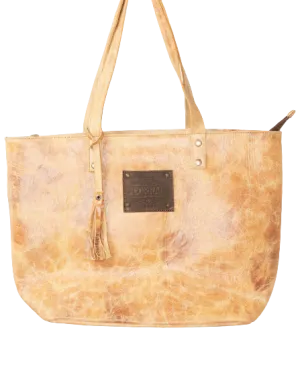 Corral Women's Distressed Leather Tote Bag