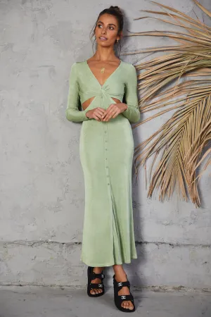 Going Forth Maxi Dress Green