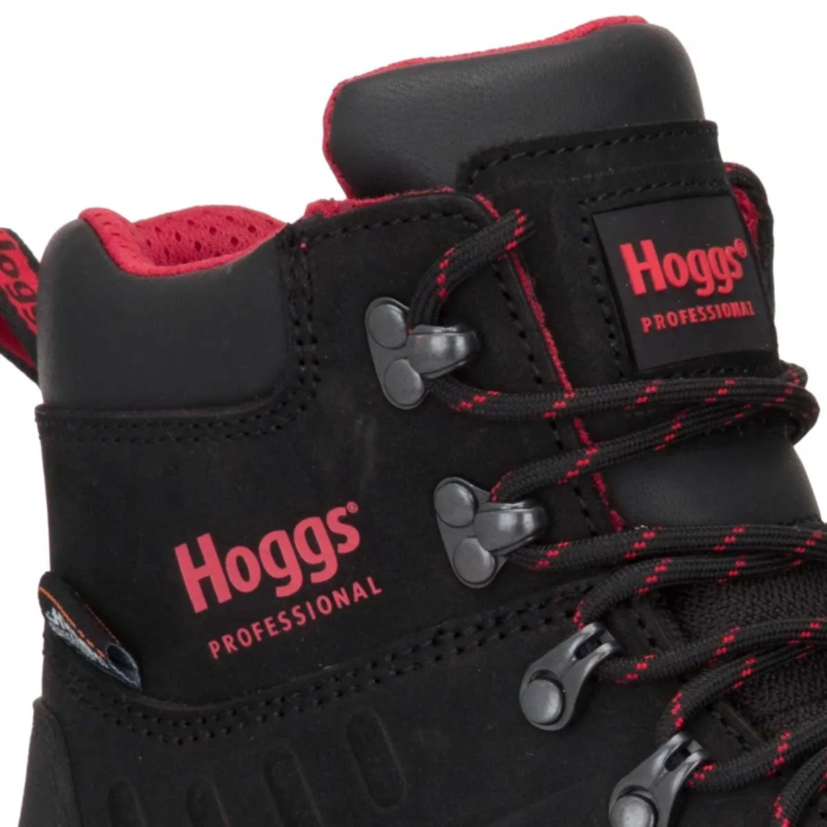 HOGGS OF FIFE Poseidon S3 Safety Lace-Up Boots - Mens - Black Nubuck