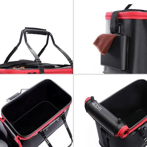 🎁Hot Sale-30% OFF🐠Foldable Waterproof Fishing Bucket-Live Fish Container