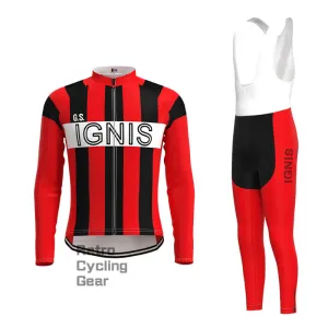 IGNIS Retro Long Sleeve Cycling Kit