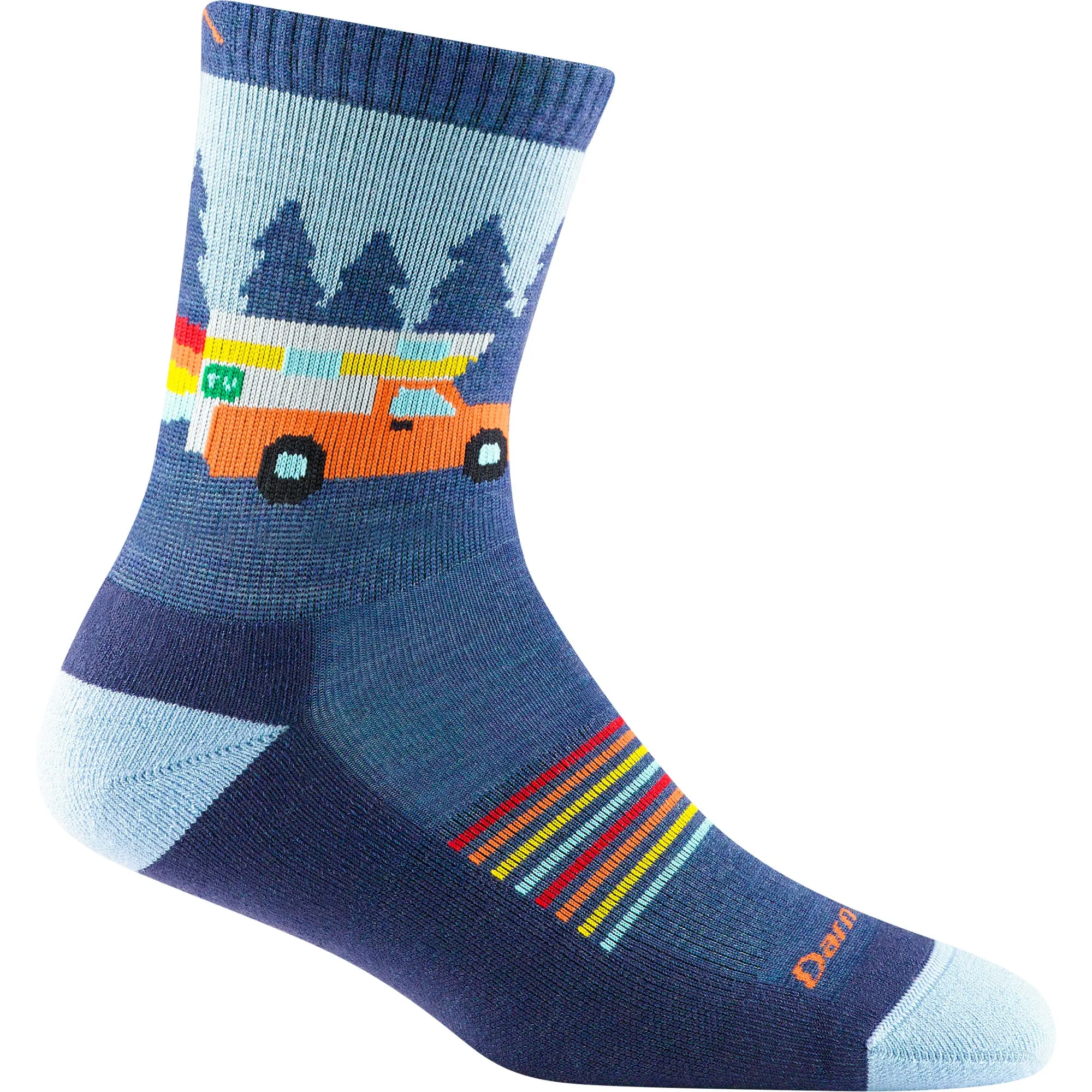 Kids Van Wild Micro Crew Lightweight Hiking Sock with Cushion