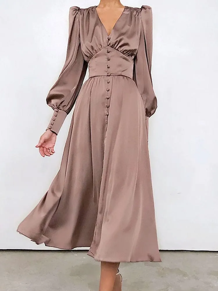 Maliyah Elegant Midi Dress