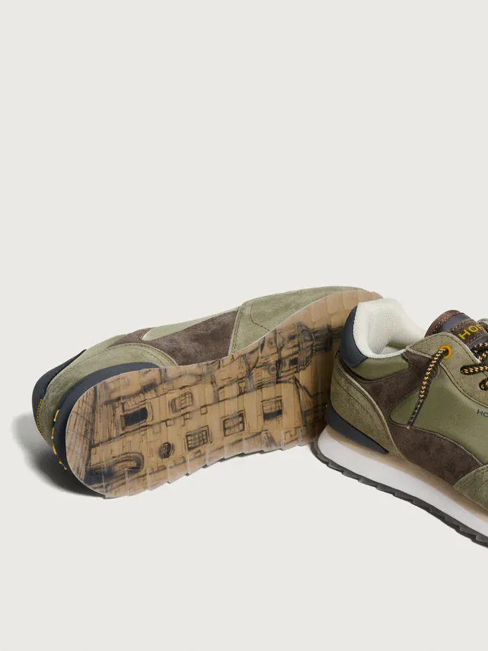 Men's City Bremen Sneaker in Khaki