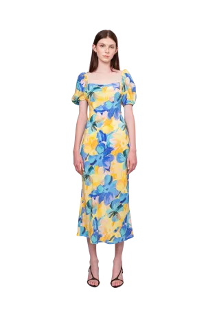 Miami Silk Midi Dress