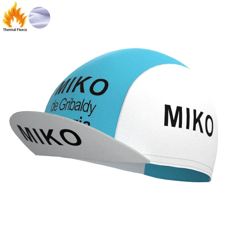 MIKO Blue Fleece Retro Cycling Kits