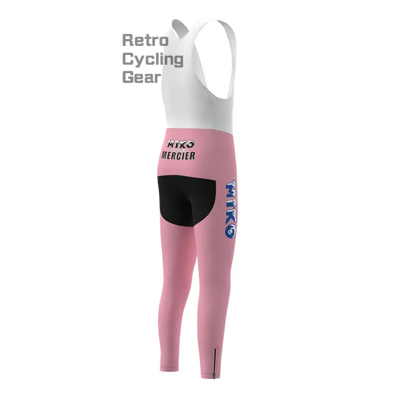 MIKO Pink Retro Long Sleeve Cycling Kit