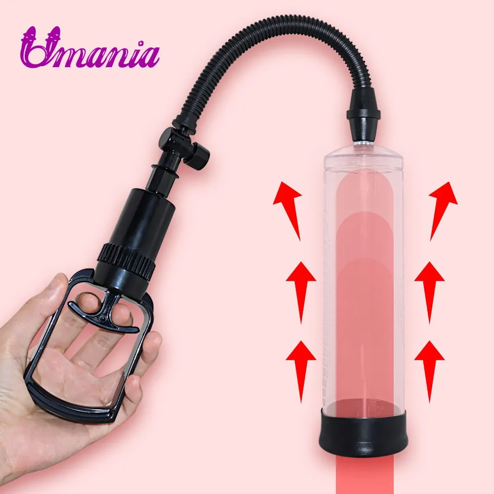 Penis Pump Penis Extender vacuum pump Adult Sex Toys For Men Penis Enlargement pump Cock Trainer Male Masturbator