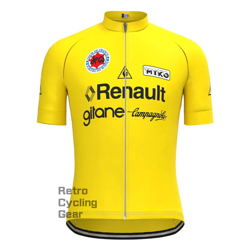 Renault Yellow Retro Long Sleeve Cycling Kit