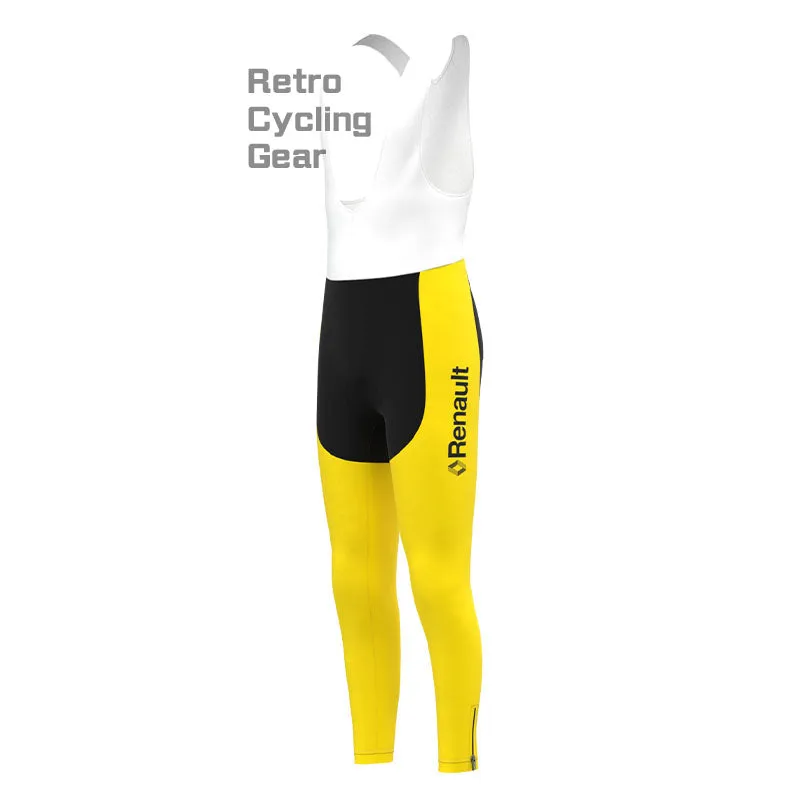 Renault Yellow Retro Long Sleeve Cycling Kit