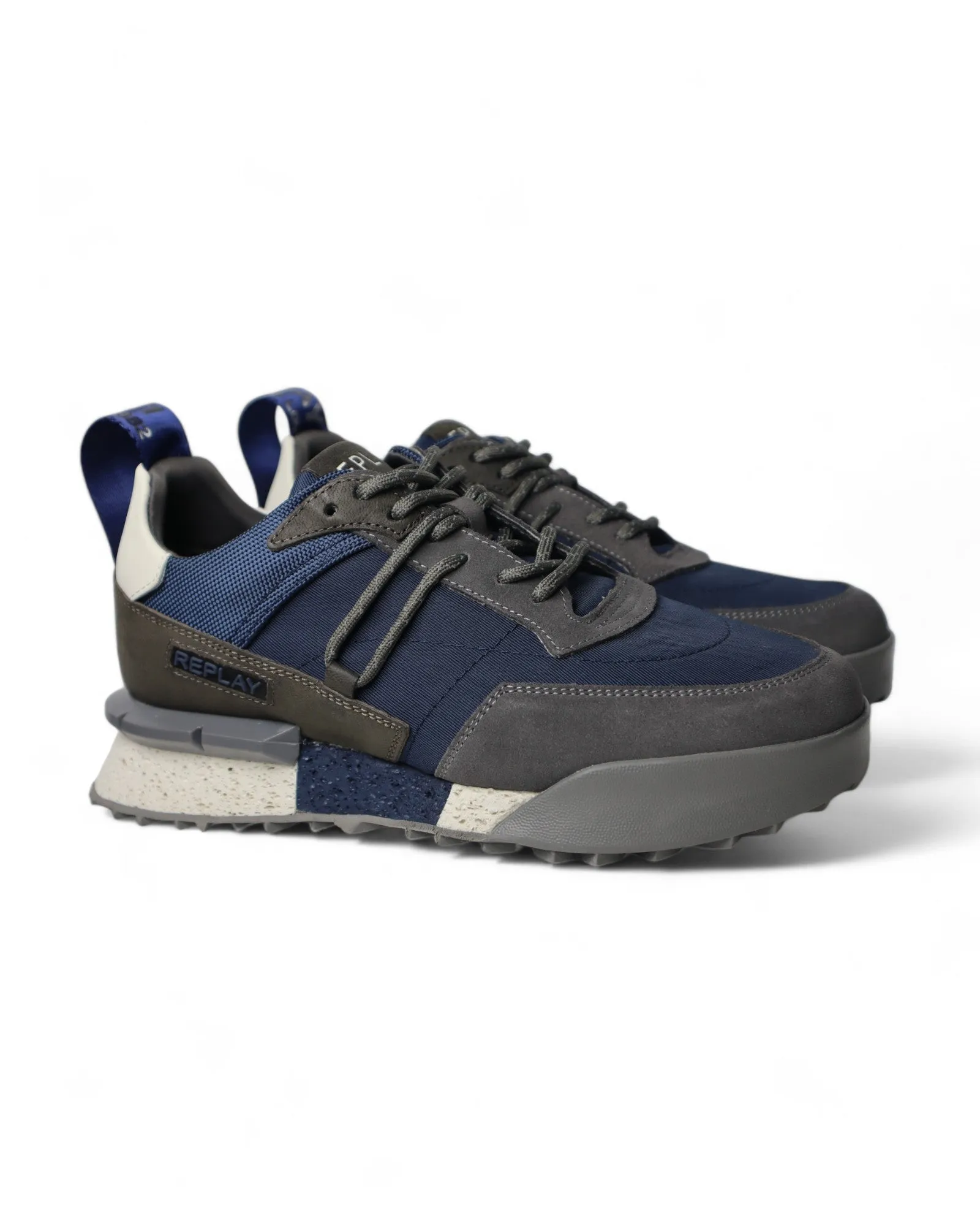 Replay Mens Field Jupiter X Sneaker NVY/GRY