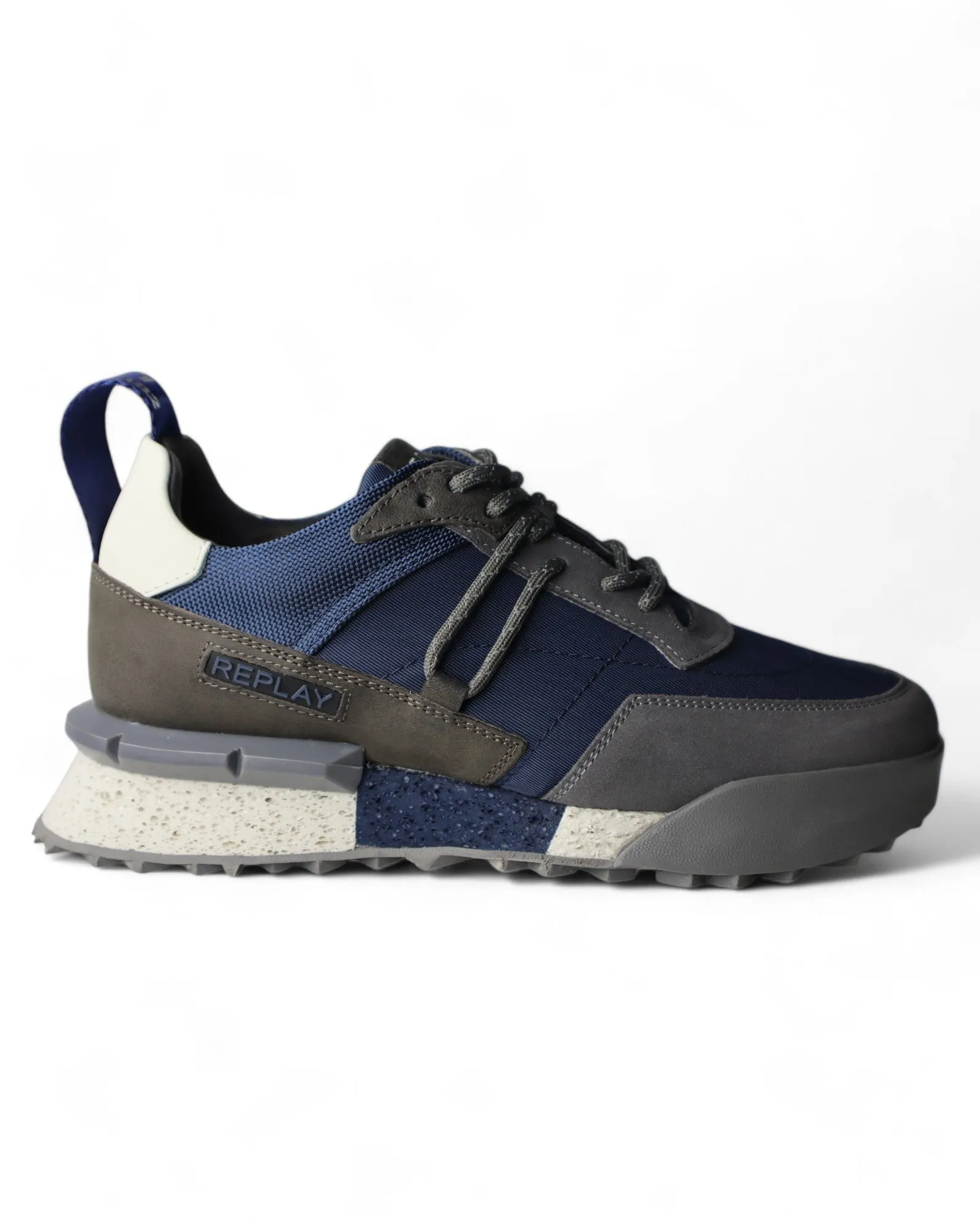 Replay Mens Field Jupiter X Sneaker NVY/GRY