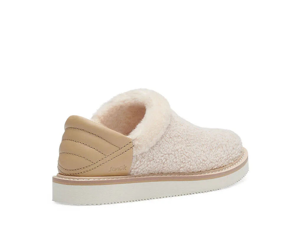 Sanuk Womens Cozy Vibe Low Sm Shearling Natural