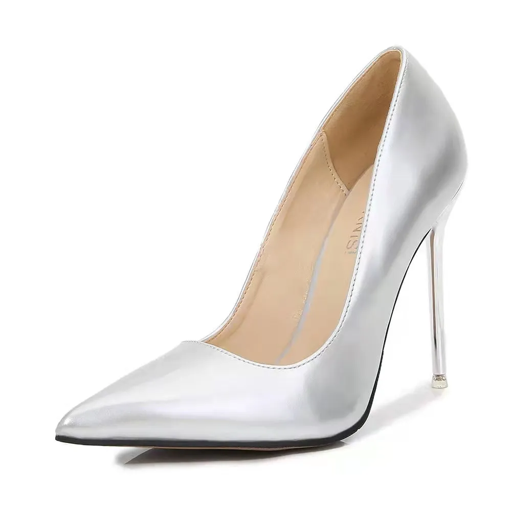 Sexy Metal Heel Pump