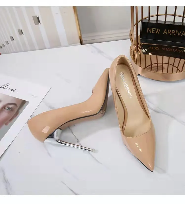 Sexy Metal Heel Pump