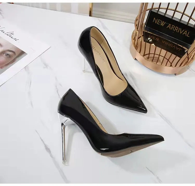 Sexy Metal Heel Pump