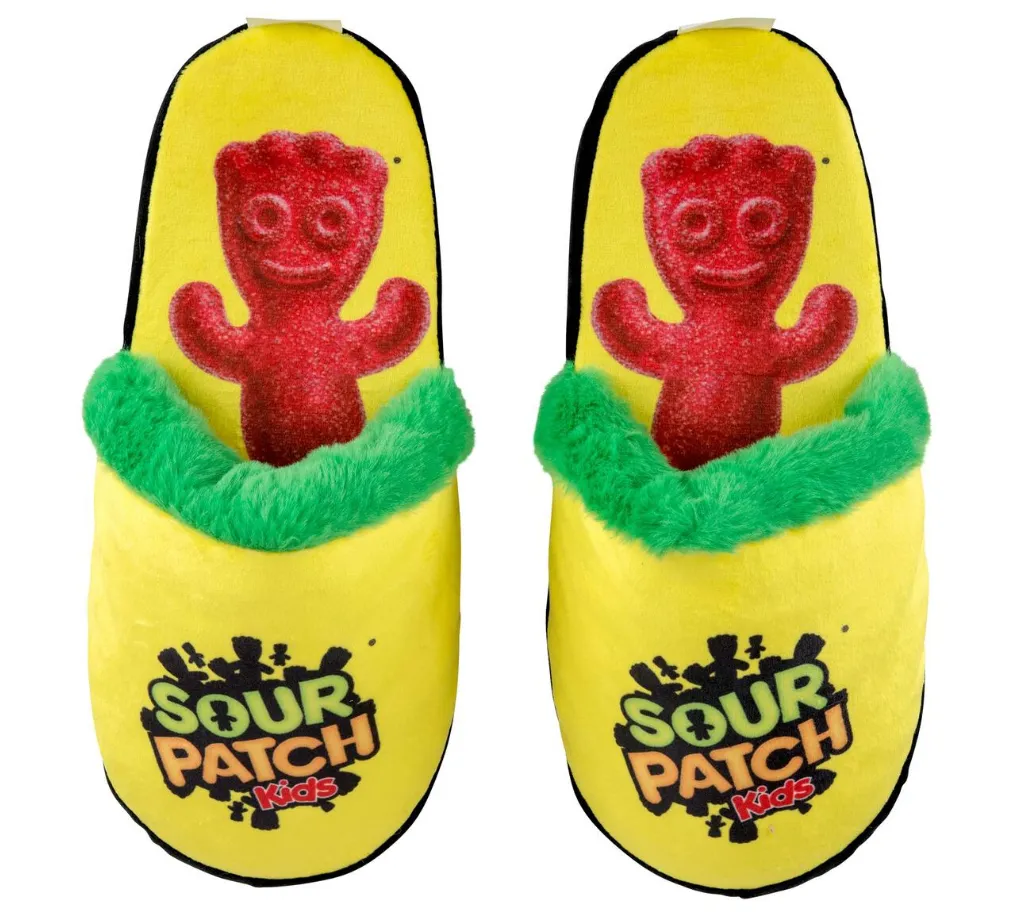 Sour Patch Fuzzy Slippers