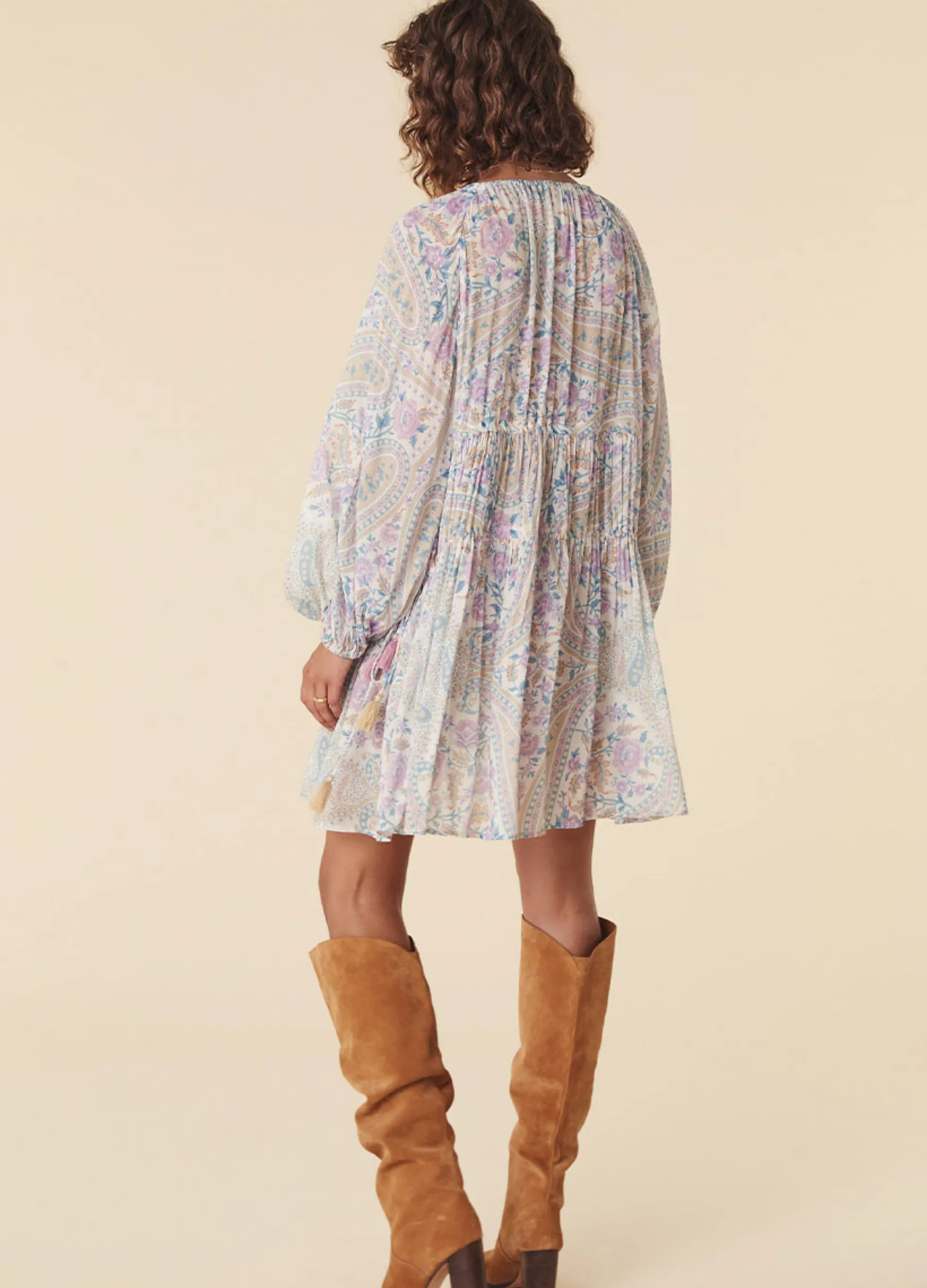 Spell - Belladonna Tunic Dress - Light Pastel