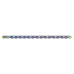 SRAM RED E1 Chain Flattop Powerlock - Rainbow