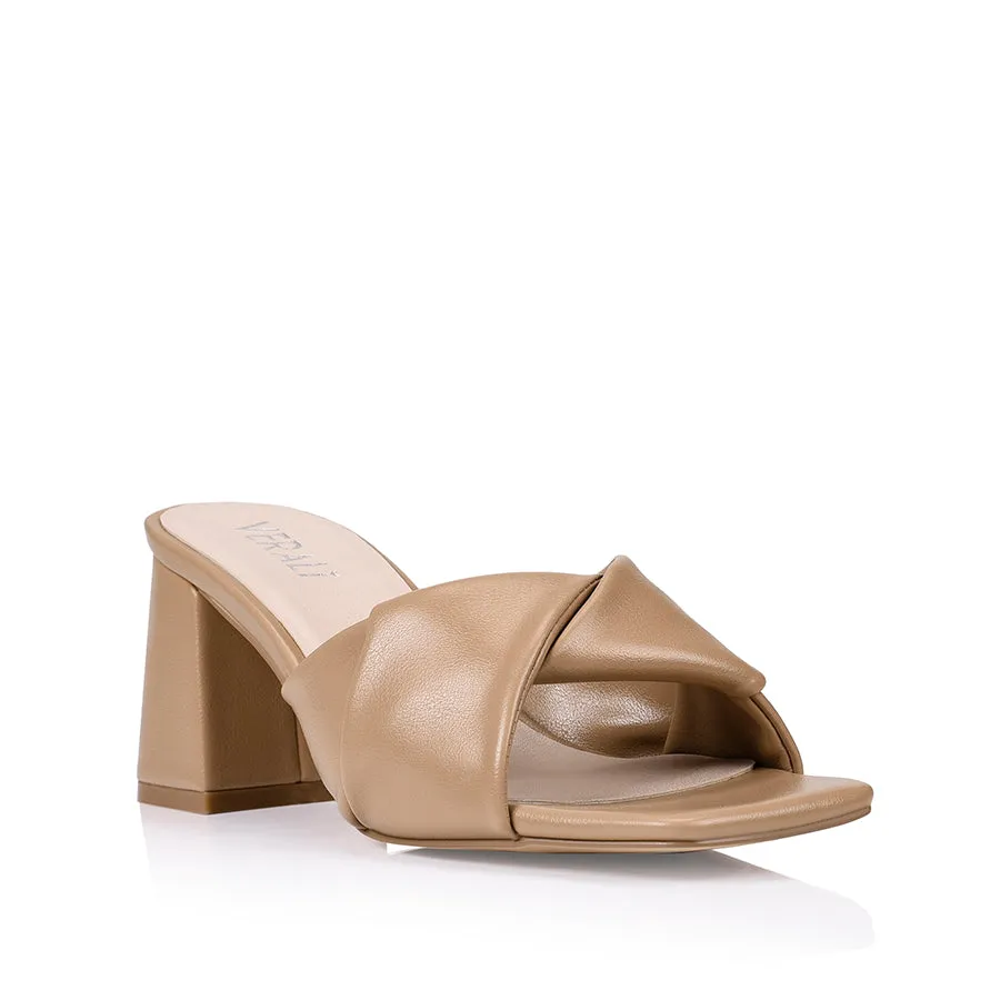 Stella Heels - Dark Camel Smooth