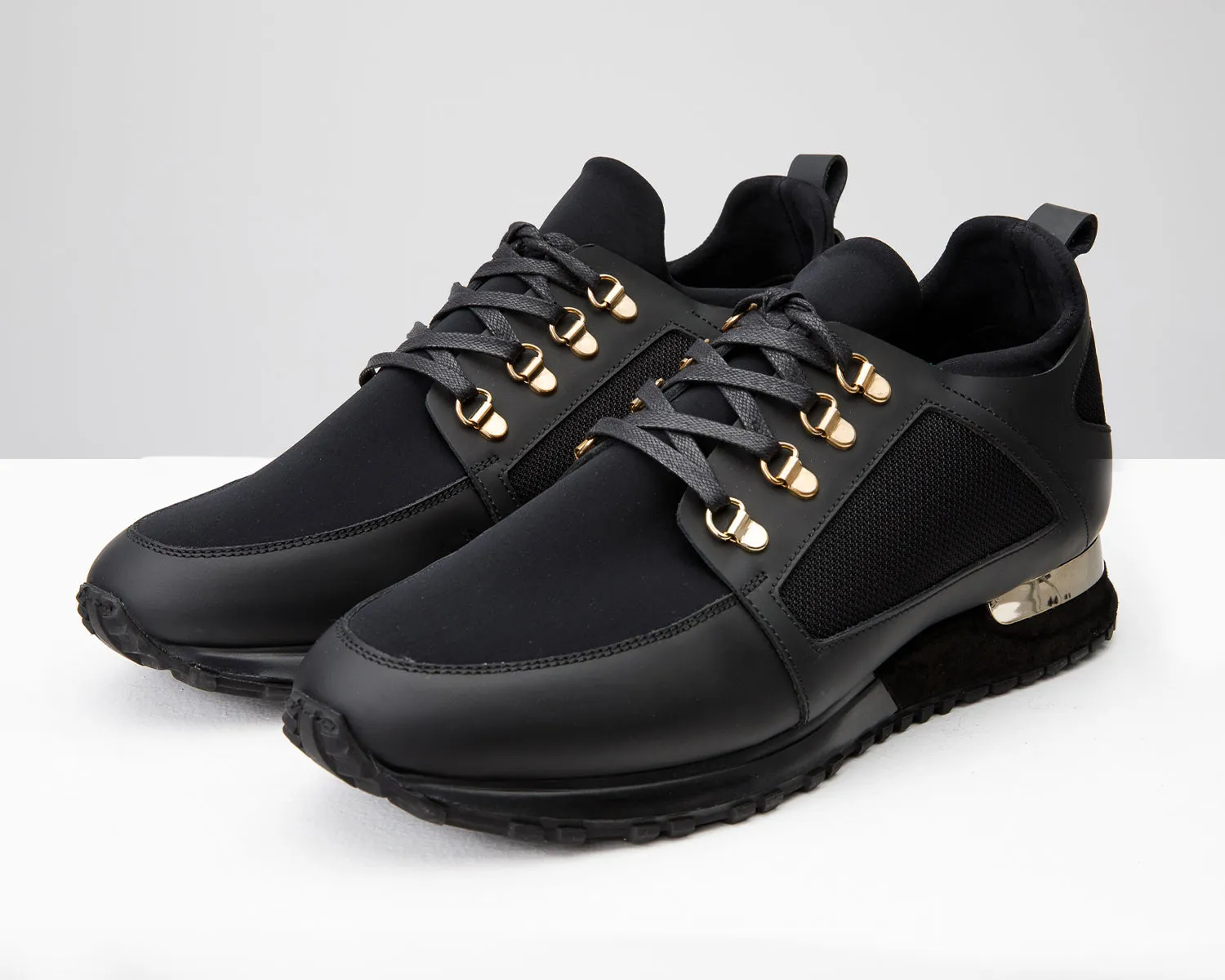 The Emir Black Leather Men Sneaker