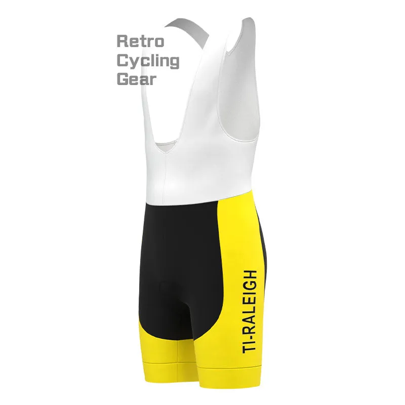 TI-Raleigh Red-Yellow Retro Long Sleeve Cycling Kit