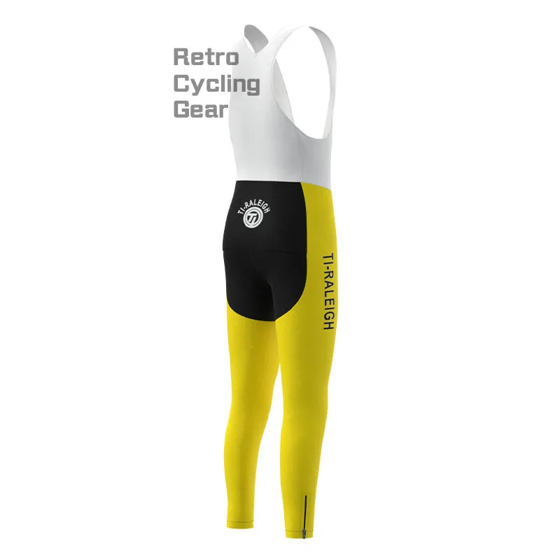 TI-Raleigh Red-Yellow Retro Long Sleeve Cycling Kit