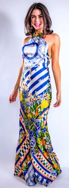 Trisha Paterson BLUE SICILIAN Dress