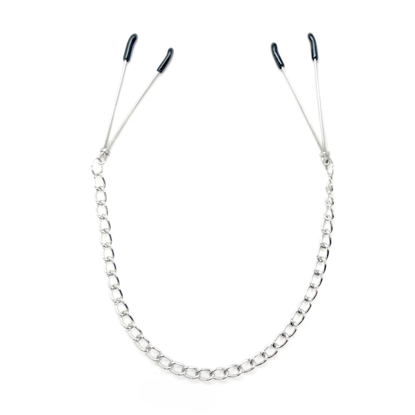 Tweezer Nipple Clamps with Metal Chain