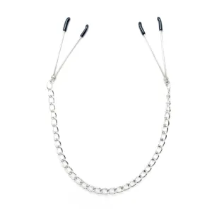 Tweezer Nipple Clamps with Metal Chain