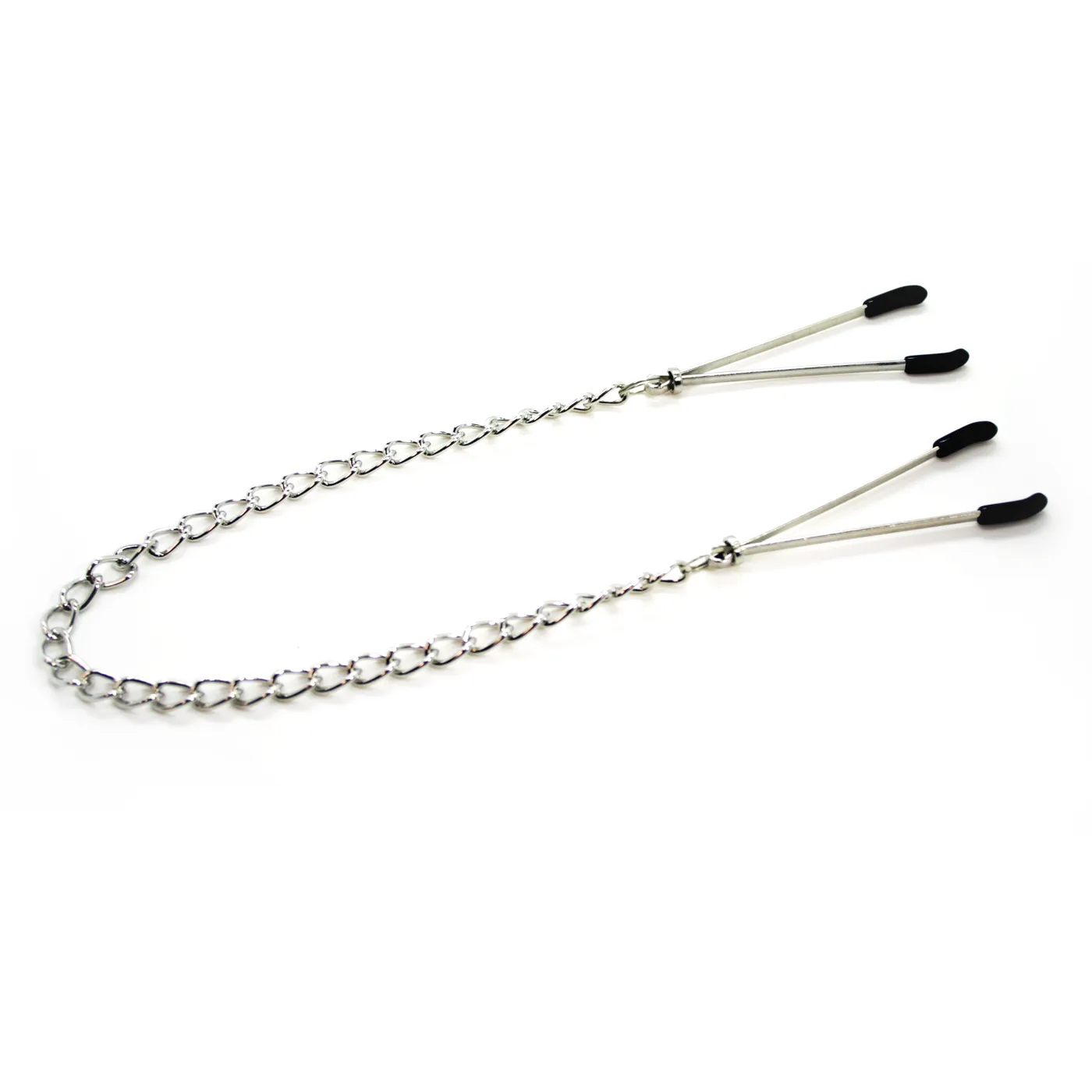 Tweezer Nipple Clamps with Metal Chain