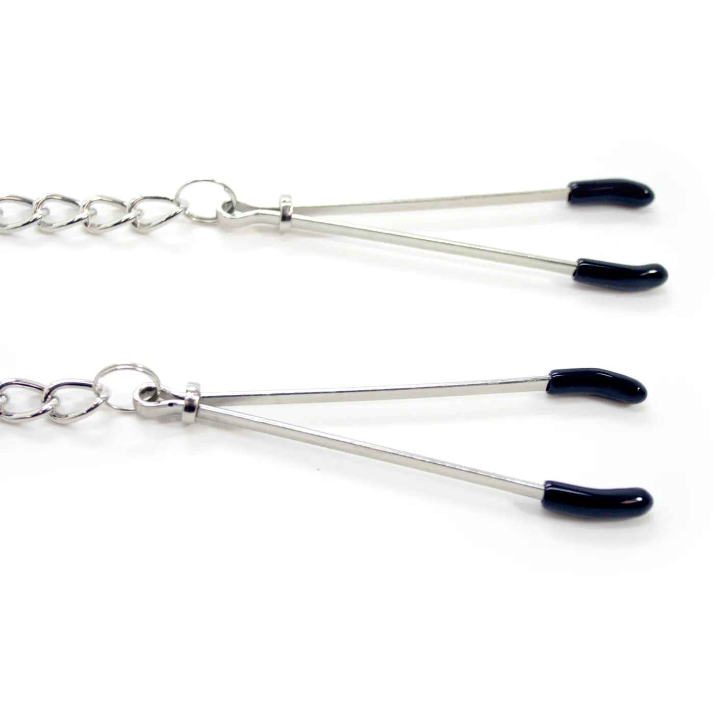 Tweezer Nipple Clamps with Metal Chain