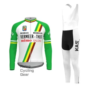 VER Stripe Retro Long Sleeve Cycling Kit