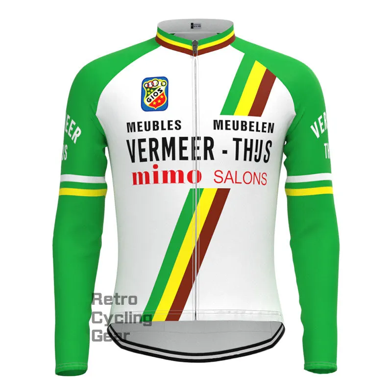 VER Stripe Retro Long Sleeve Cycling Kit