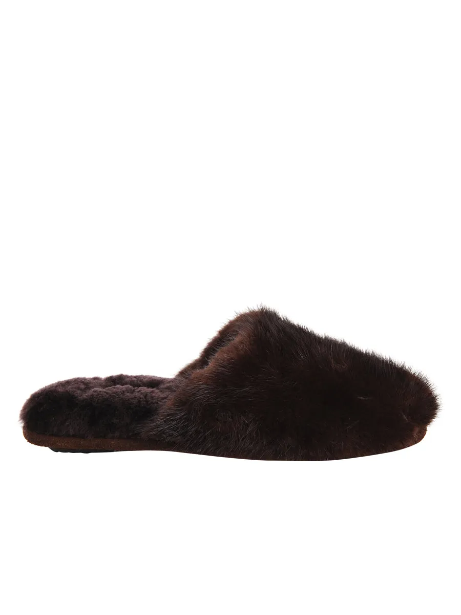 Whistler Genuine Mink Slipper