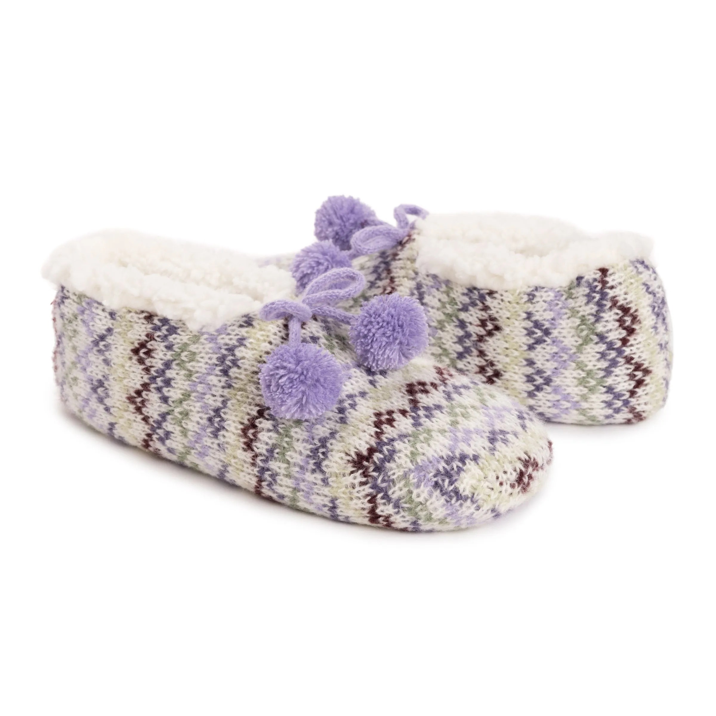 Women's Feather Yarn Ballerina & Leg Warmer Set