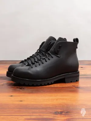 Wool Hiking Boot in Black