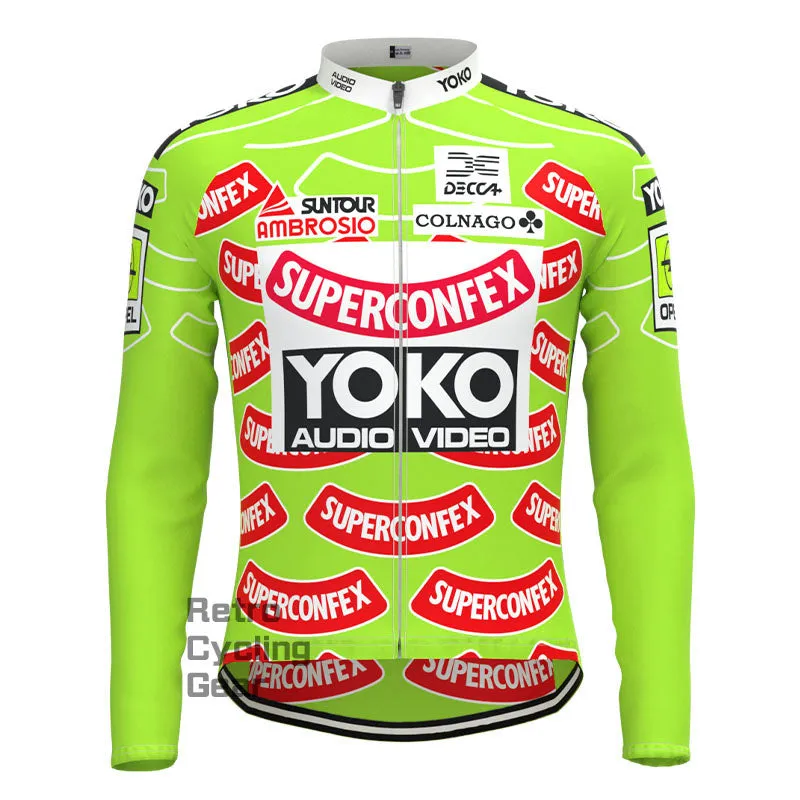 YOKO Retro Long Sleeve Cycling Kit